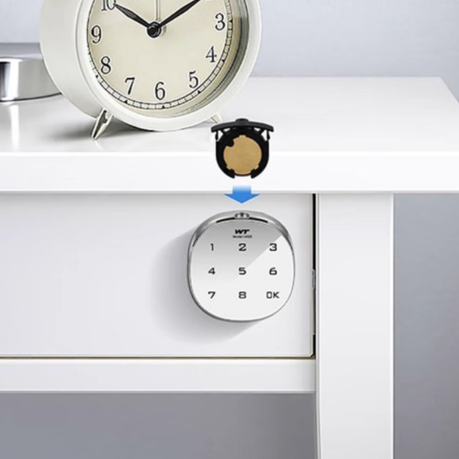 Home Security Locks - Digital Cabinet Lock Power Memory Keypad