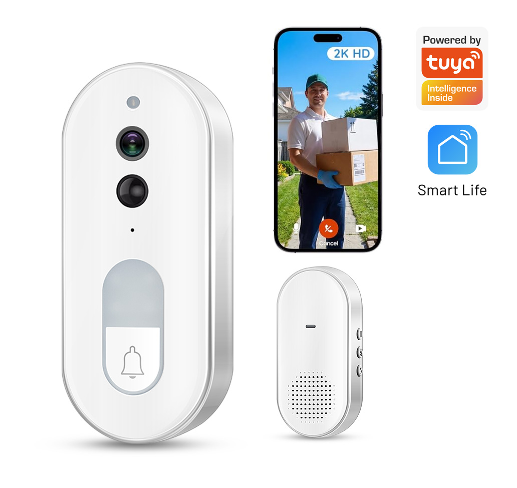 Home Security Blink - Tuya Smart Video Doorbell Wireless 1080P