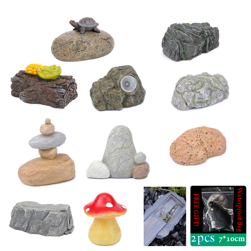 Home Security Safe - Sight Secret Rock Stone Shape Key