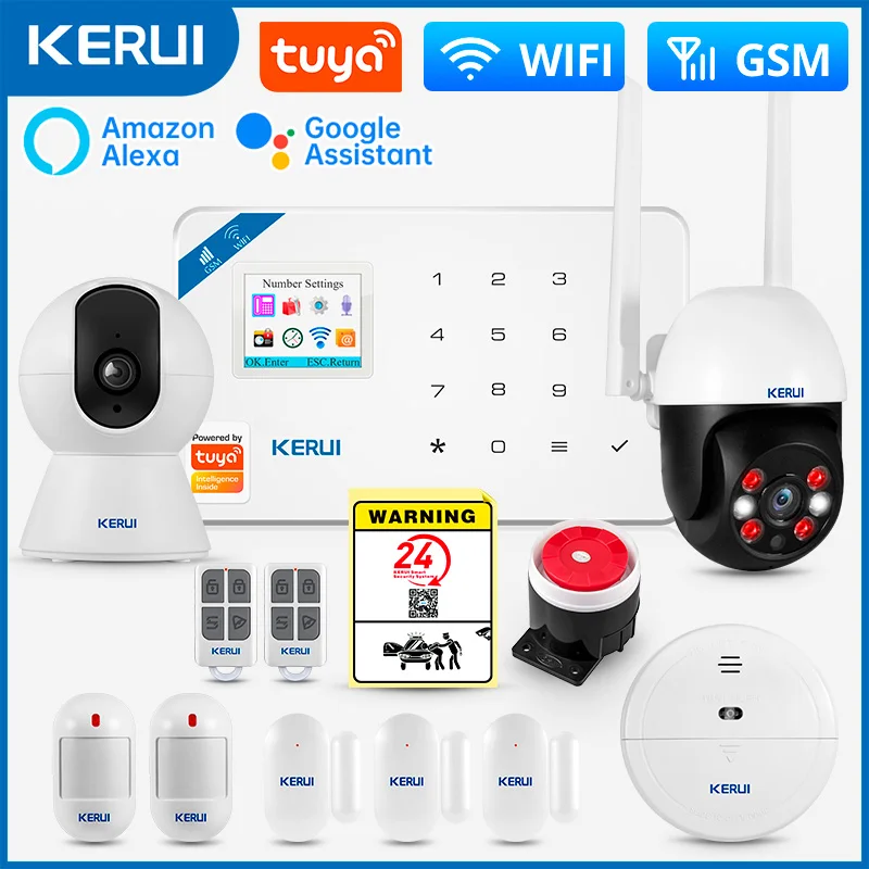 Home Security Google Camera - KERUI W181 Alarm System Security Home