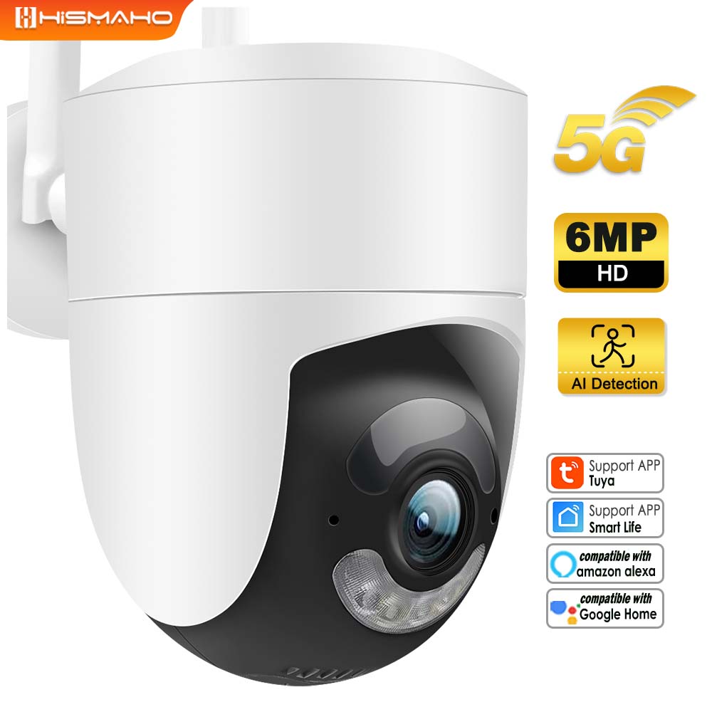 Home Security Google Camera - Tuya IP Camera 5G WIFI 6MP