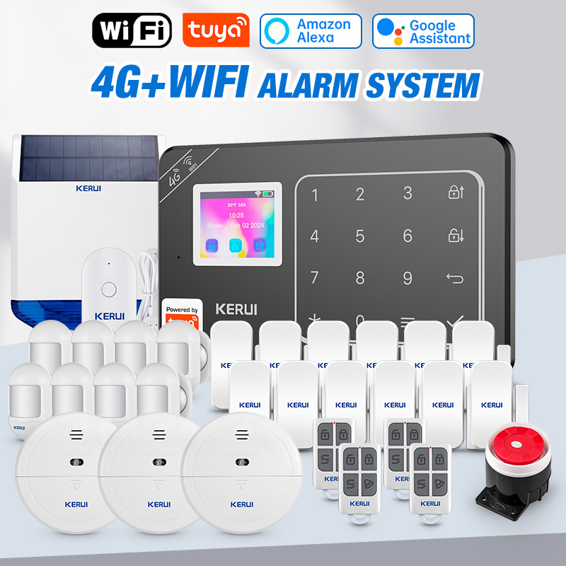 Sim Gsm Alarm - KERUI GSM 4G WiFi Alarm Security