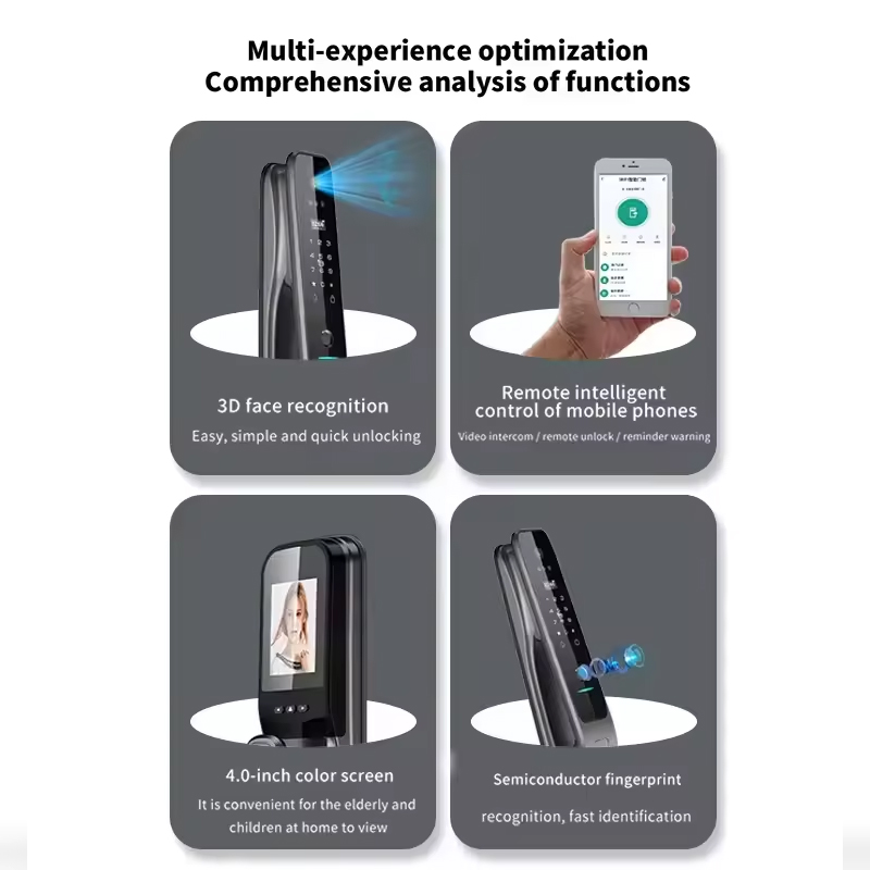 HX5 Smart Door Lock 3D Face Re - đánh giá và giá Home Security Locks