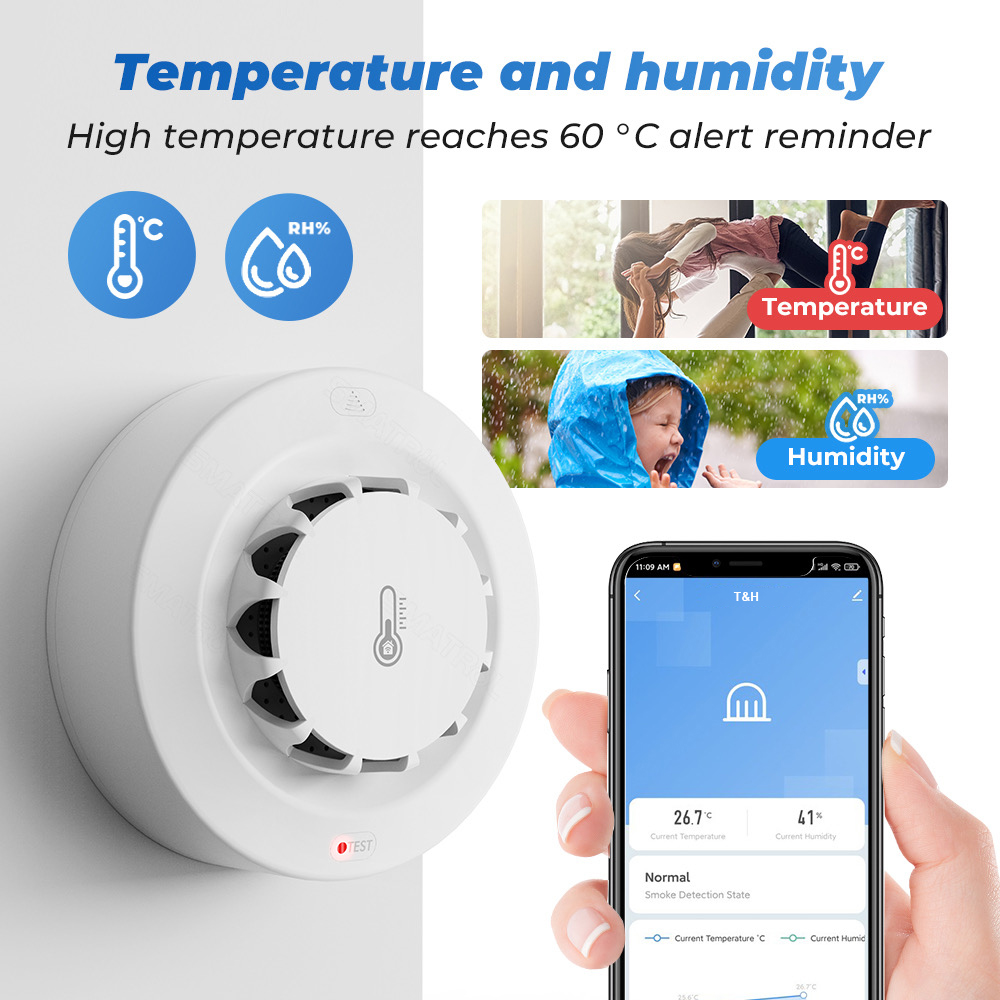 Tuya WiFi Temperature and Humi - đánh giá và giá Home Security Alarm
