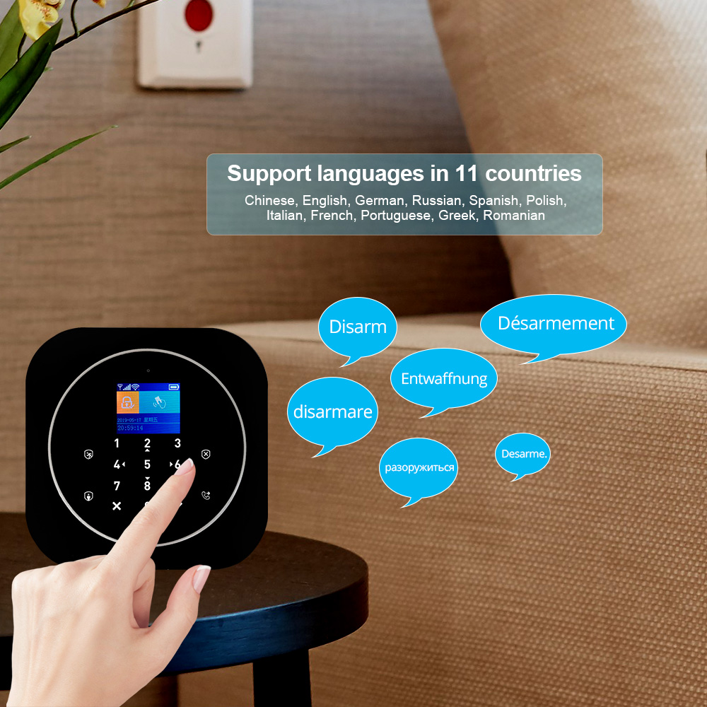 KERUI G12 2G Wifi Wireless Hom - đánh giá và giá Sim Gsm Alarm