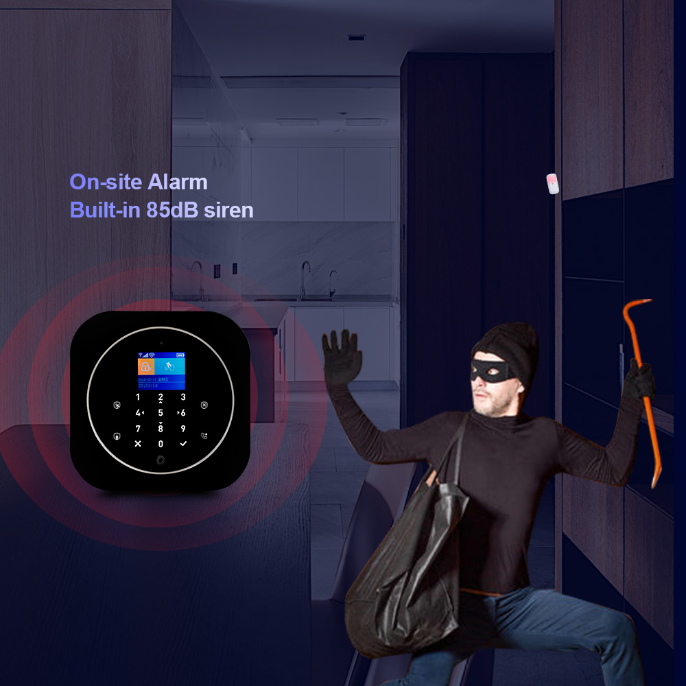 KERUI G12 2G Wifi Wireless Hom - đánh giá và giá Sim Gsm Alarm