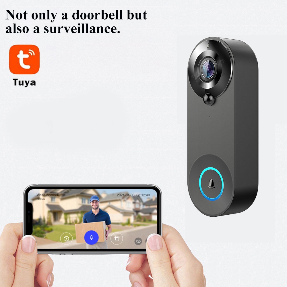 Tuya 1080P Wireless WIFI Doorb - đánh giá và giá Home Security Blink