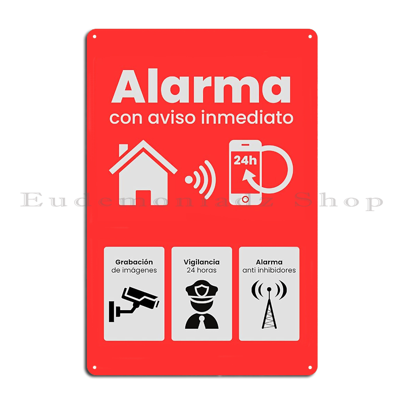 Retro 24h Alarm System Metal S - đánh giá và giá Home Security Alarm