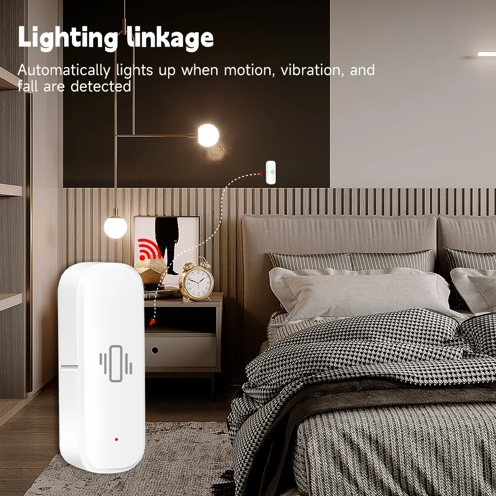 WiFi/Zigbee Smart Vibration Se - đánh giá và giá Home Security Alarm