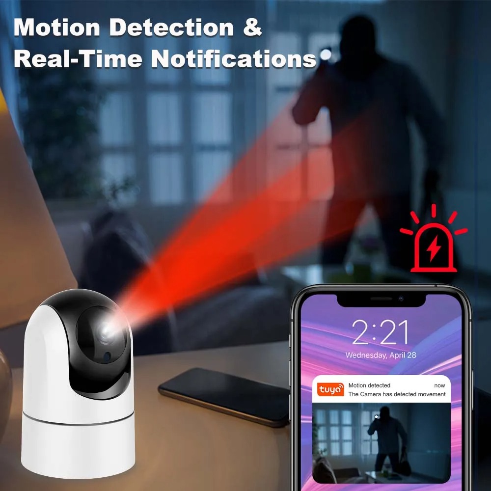 6MP WiFi Camera Tuya Smart Hom - đánh giá và giá Home Security Google Camera