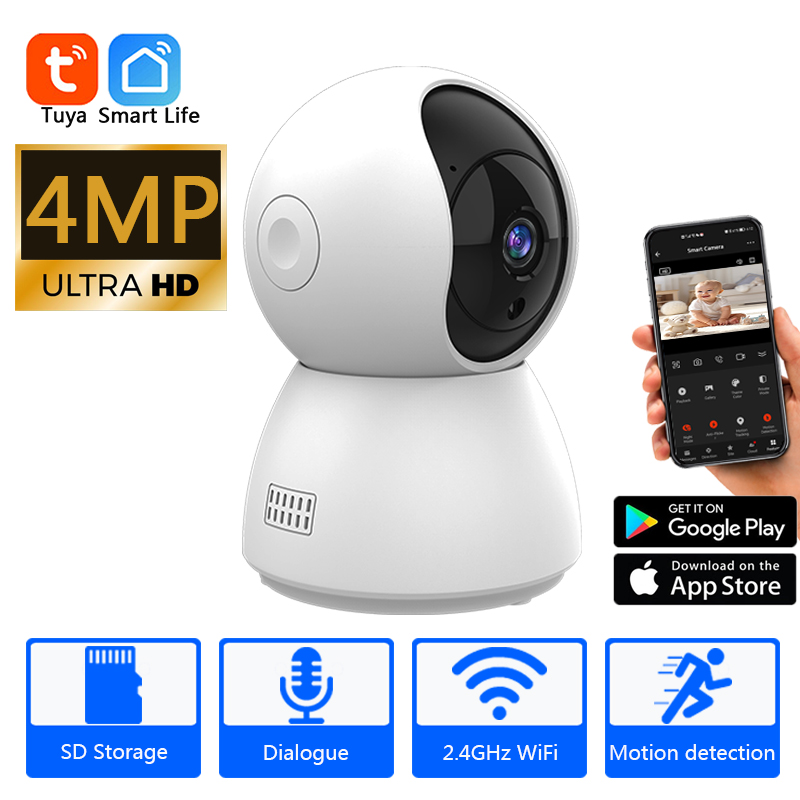 HD 4MP Tuya Smart Mini WiFi IP - đánh giá và giá Home Security Xiaomi