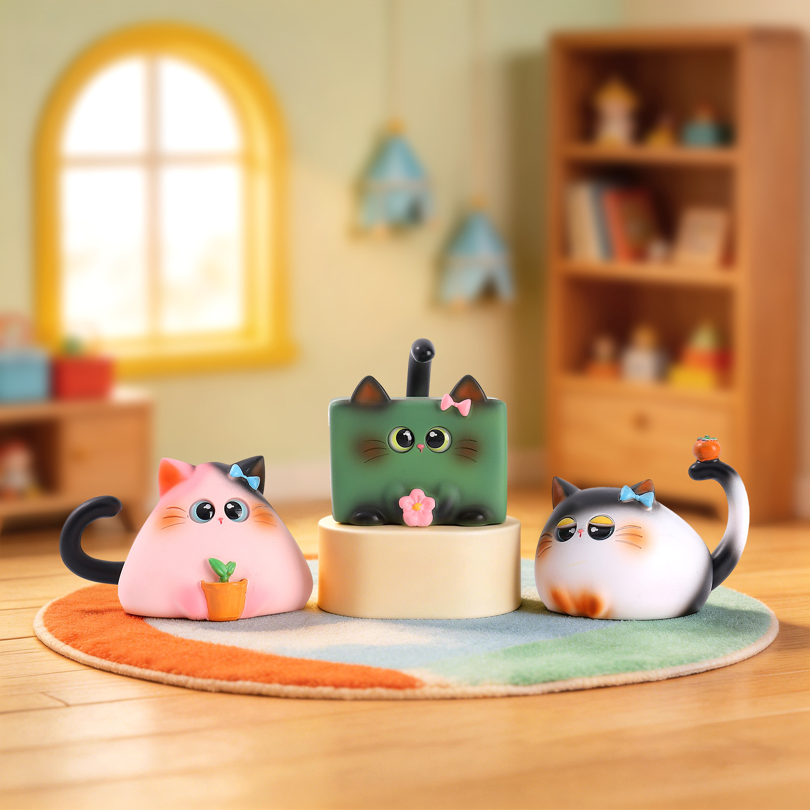 Blind Box Cat Figurine Resin C - đánh giá và giá Home Security Box