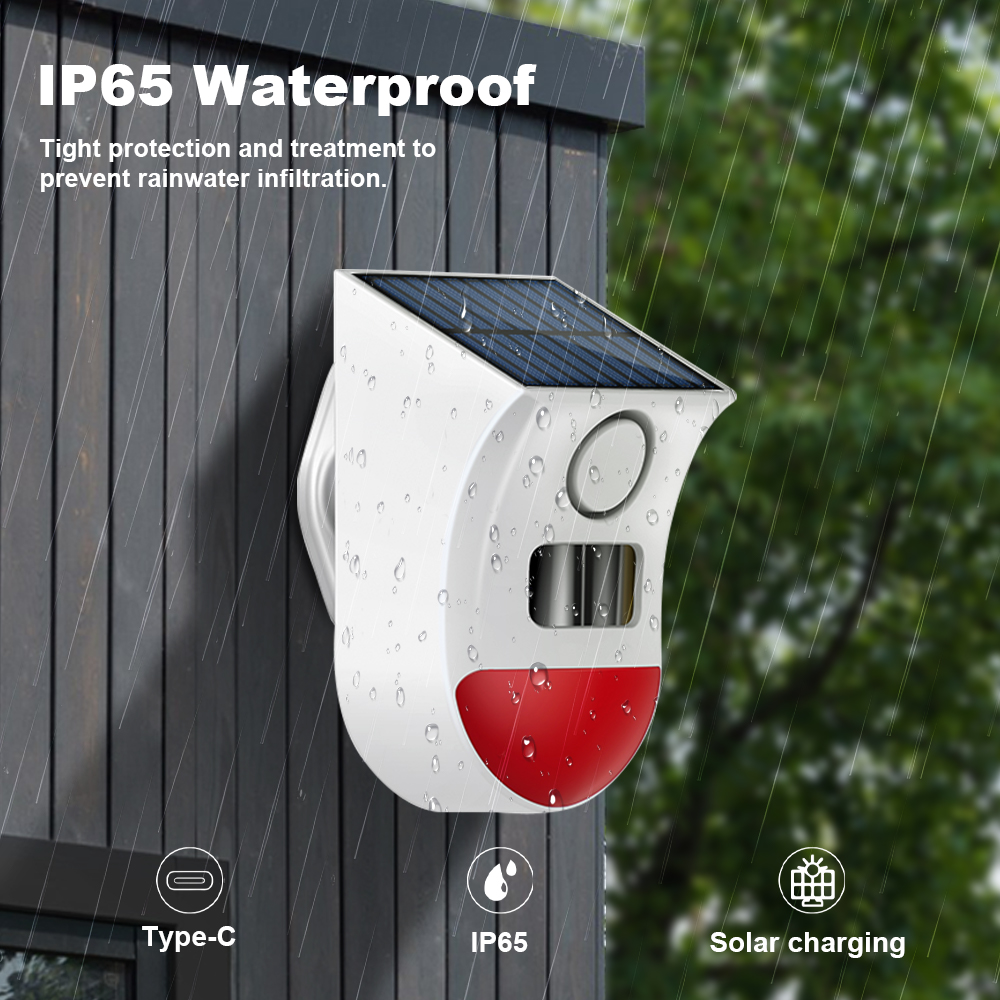 Tuya Zigbee Solar Siren Alarm  - đánh giá và giá Home Security Siren