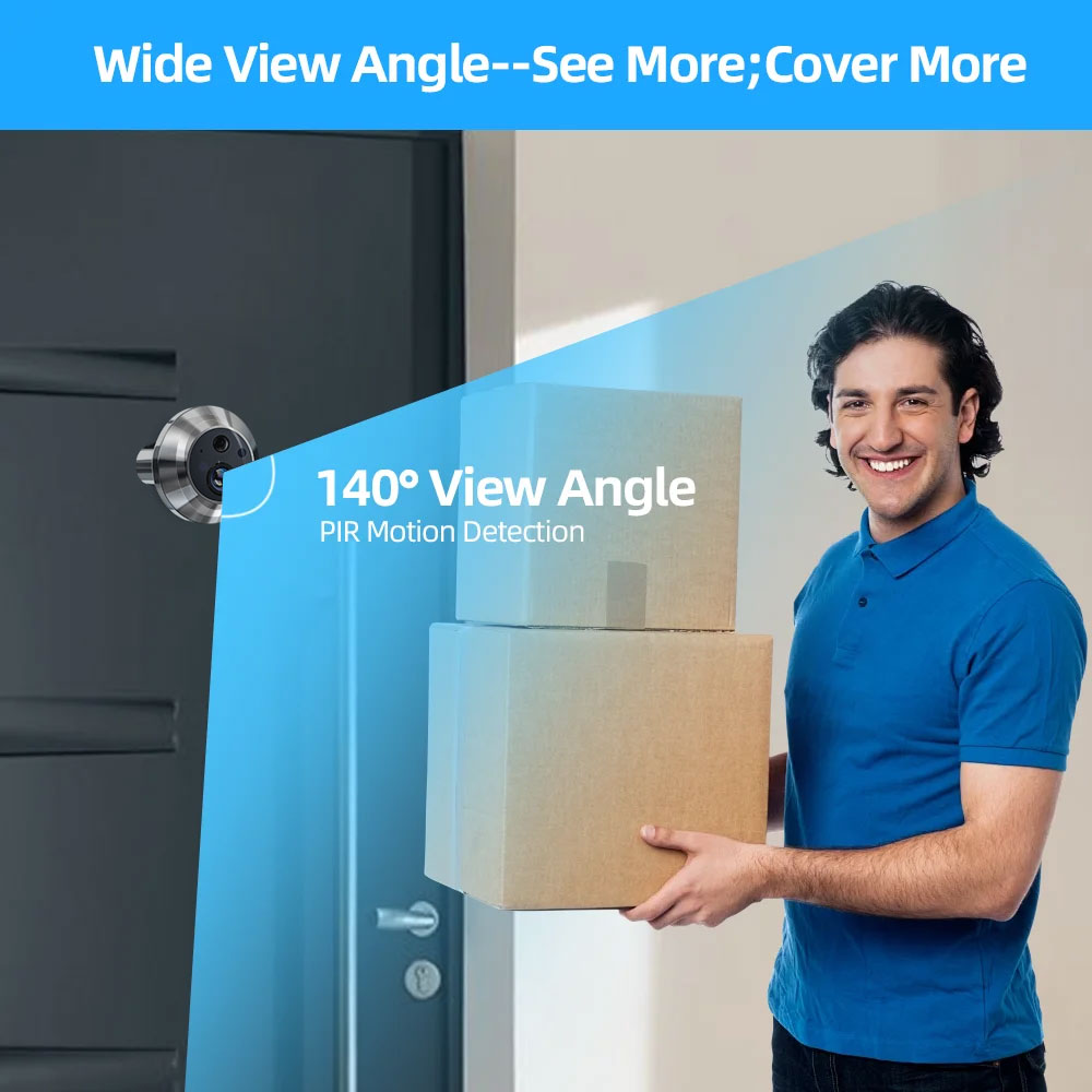 Tuya Smart 5MP Peephole Door C - đánh giá và giá Home Security Google Camera