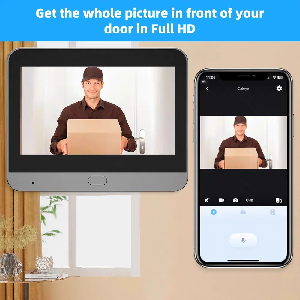 Tuya Smart 5MP Peephole Door C - đánh giá và giá Home Security Google Camera