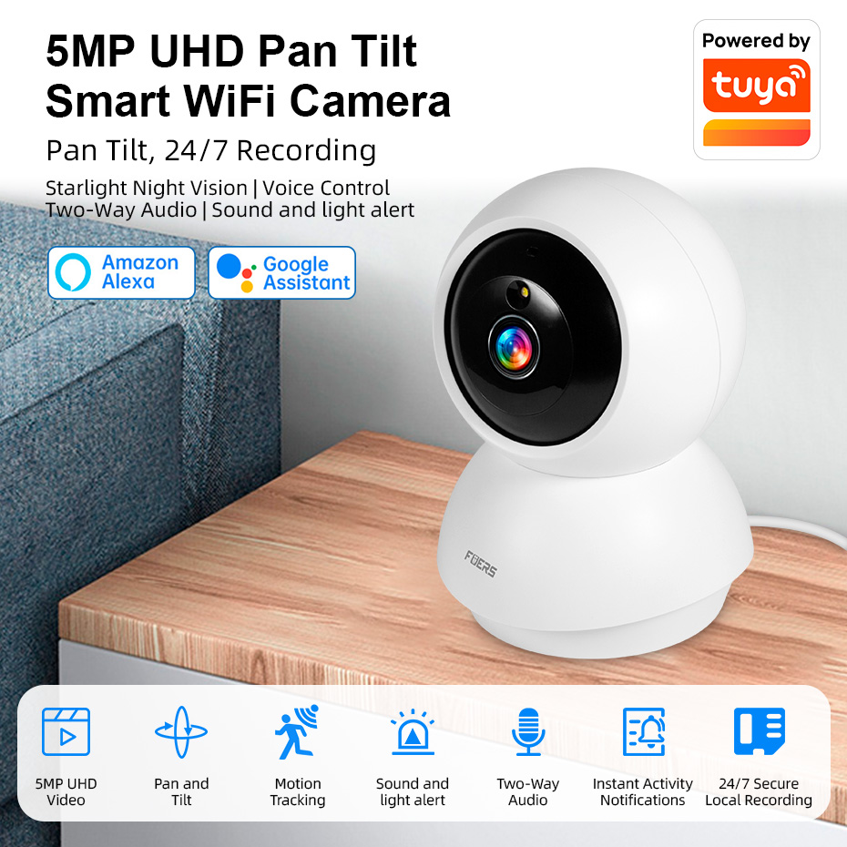 Fuers 5MP WiFi Camera Home Ind - đánh giá và giá Home Security Xiaomi