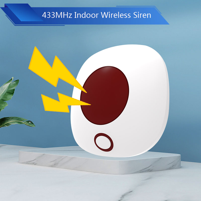 Indoor 433MHz Wireless Siren S - đánh giá và giá Home Security Siren