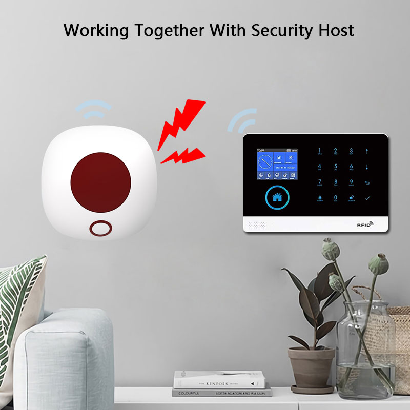 Indoor 433MHz Wireless Siren S - đánh giá và giá Home Security Siren