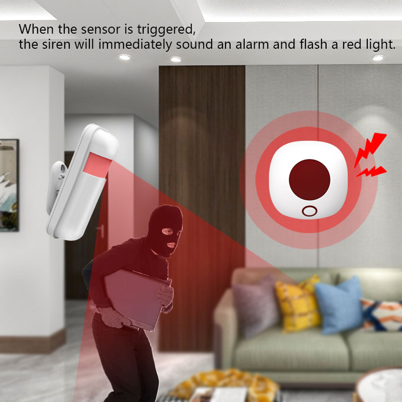 Indoor 433MHz Wireless Siren S - đánh giá và giá Home Security Siren