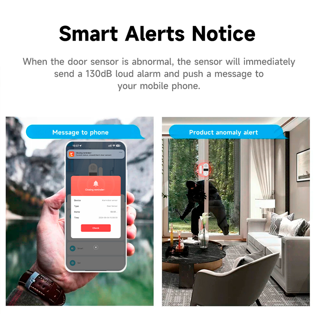 Tuya Zigbee Wireless Door Wind - đánh giá và giá Home Security Home Assistant