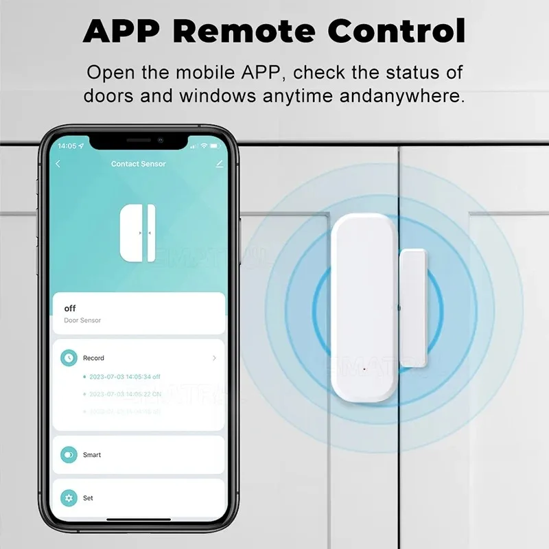 Tuya WiFi Smart Door Window Se - đánh giá và giá Sim Gsm Alarm