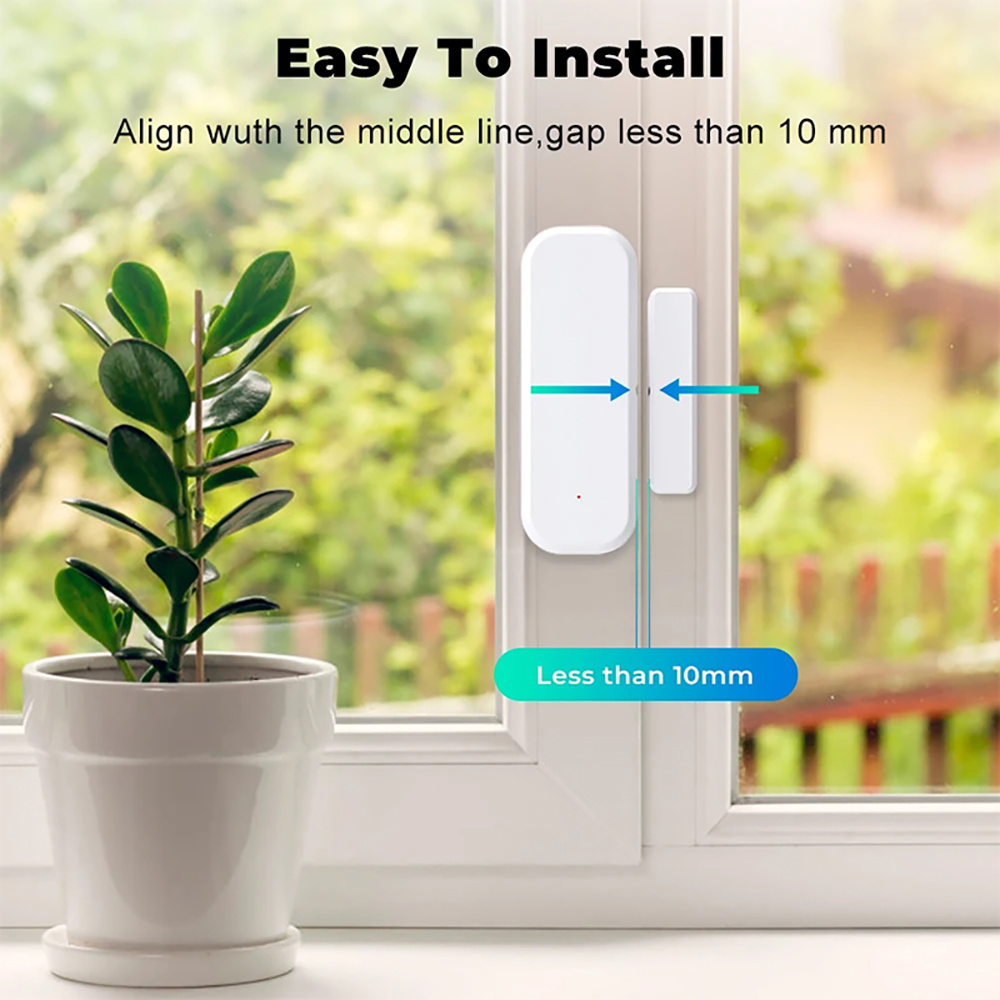 Tuya WiFi Smart Door Window Se - đánh giá và giá Sim Gsm Alarm