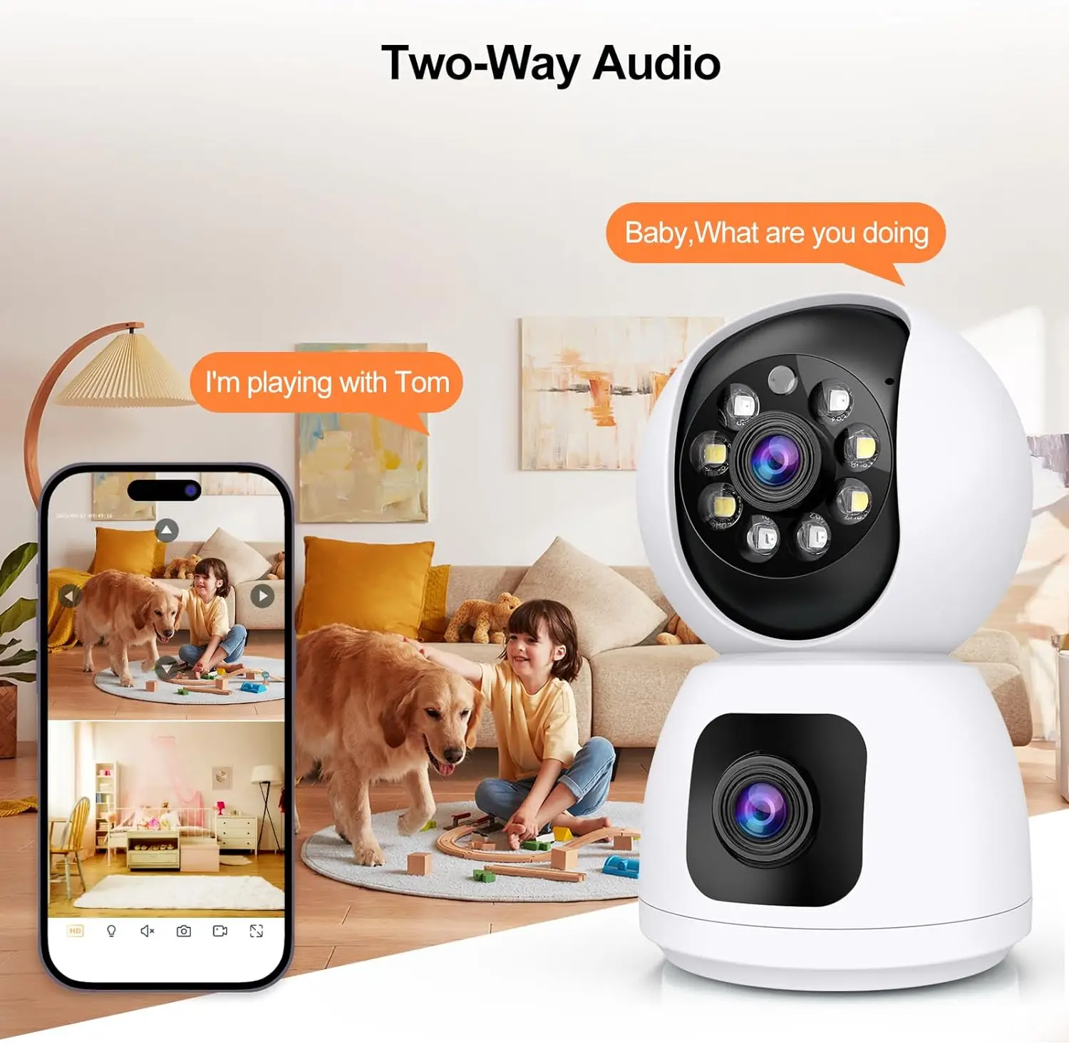 Tuya  4K 8MP HD WiFi Camera In - đánh giá và giá Home Security Google Camera
