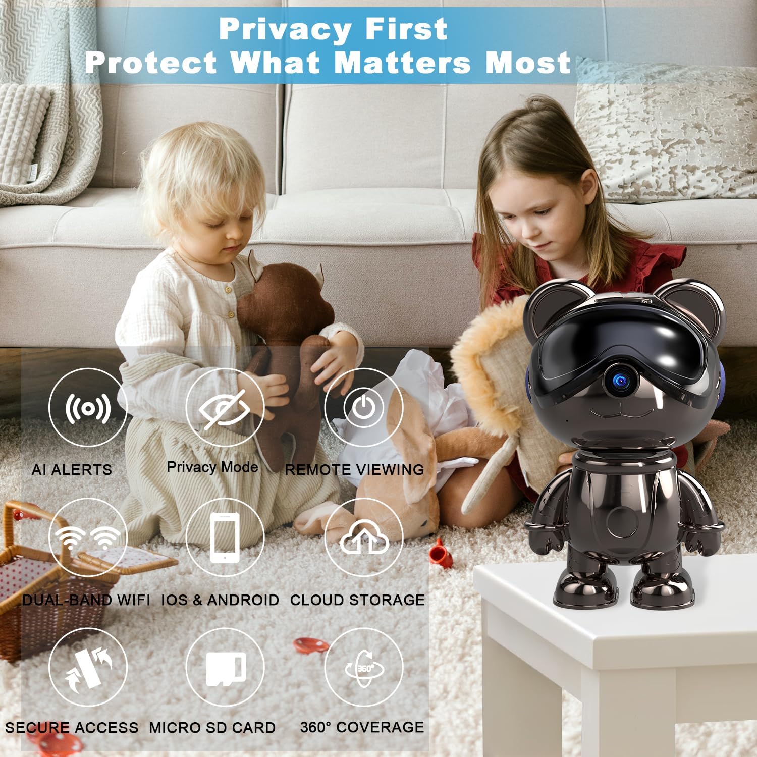 Indoor WiFi Security Camera, 5 - đánh giá và giá Home Security Google Camera