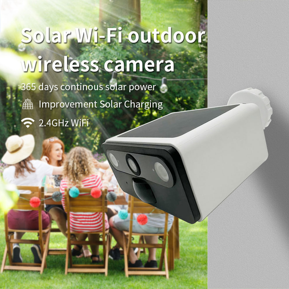 2K Tuya Solar Security Camera  - đánh giá và giá Home Security Google Camera