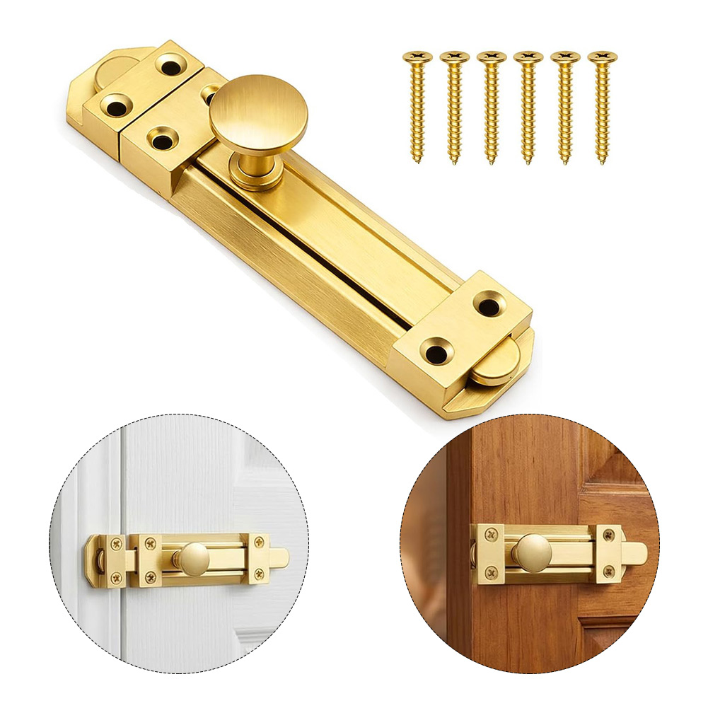 5 Inch Solid Brass Sliding Doo - đánh giá và giá Home Security Locks