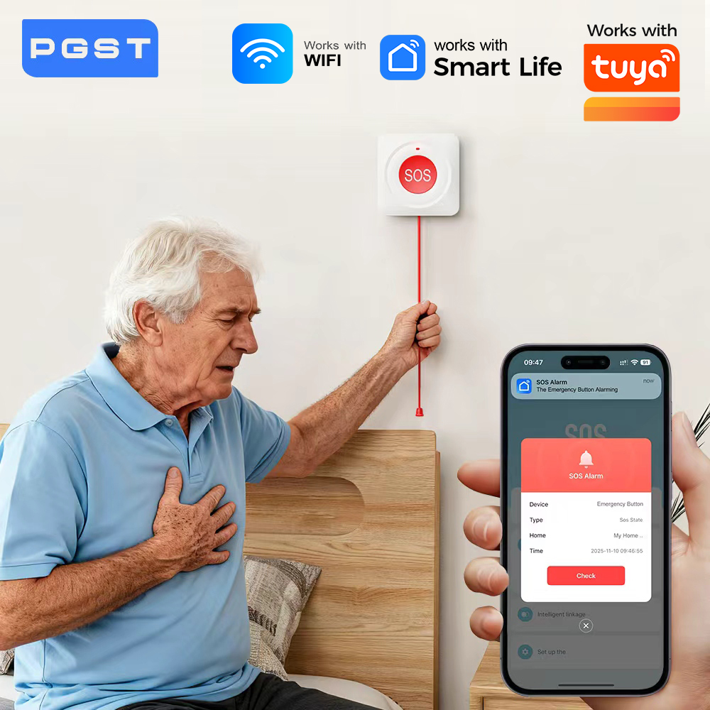 WIFI Zigbee Buttontons SOS Pus - đánh giá và giá Home Security Siren