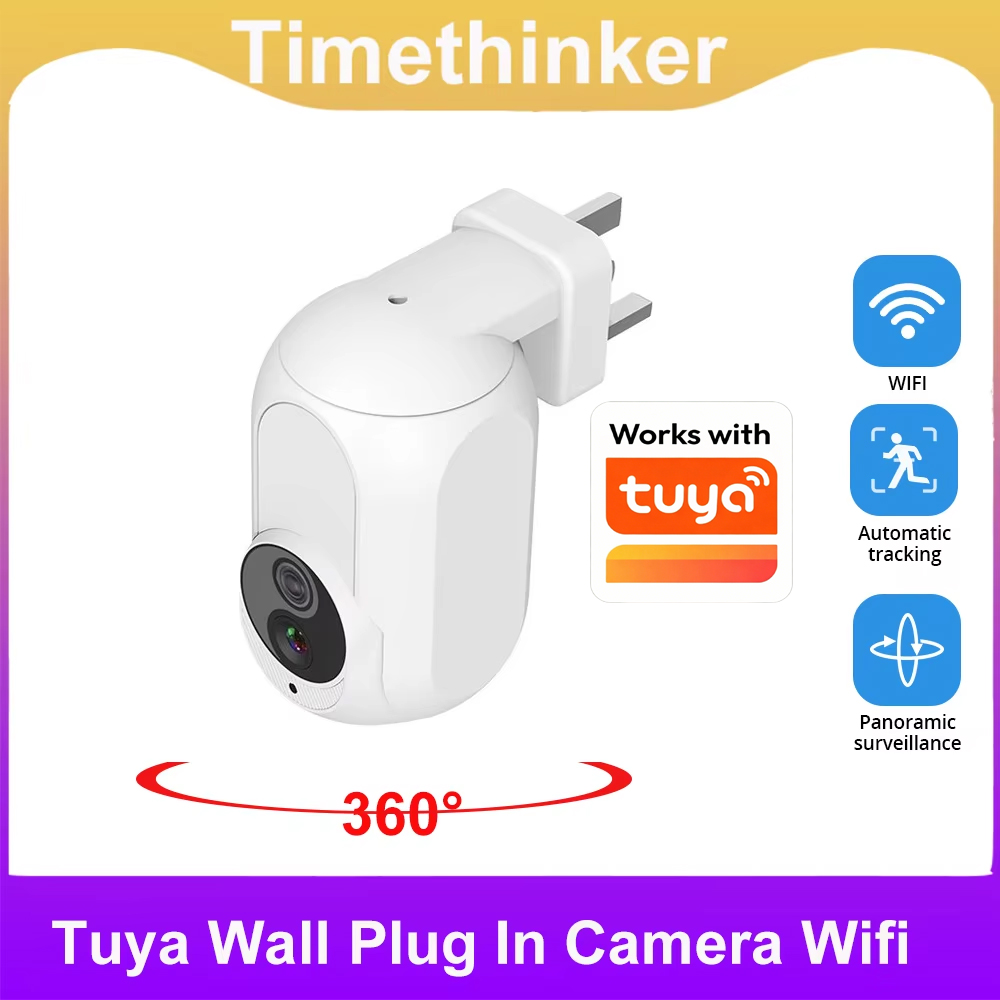 Tuya Wall Plug In Camera Wifi  - đánh giá và giá Home Security Google Camera
