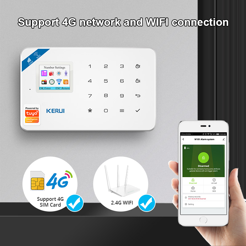 KERUI Security Alarm System Ki - đánh giá và giá Sim Gsm Alarm
