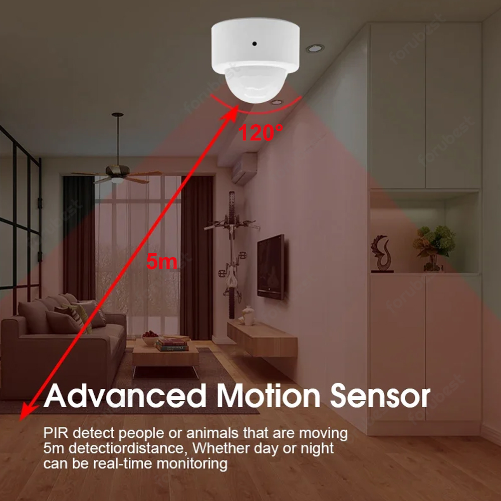 Zigbee 3.0 Human Motion Sensor - đánh giá và giá Home Security Alarm