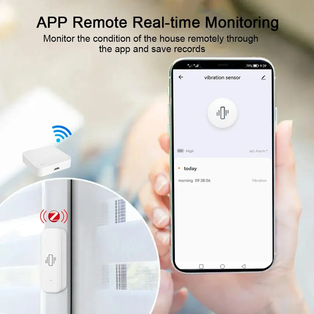Tuya WiFi/Zigbee Smart Vibrati - đánh giá và giá Home Security Alarm