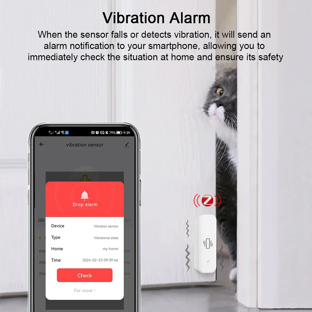 Tuya WiFi/Zigbee Smart Vibrati - đánh giá và giá Home Security Alarm