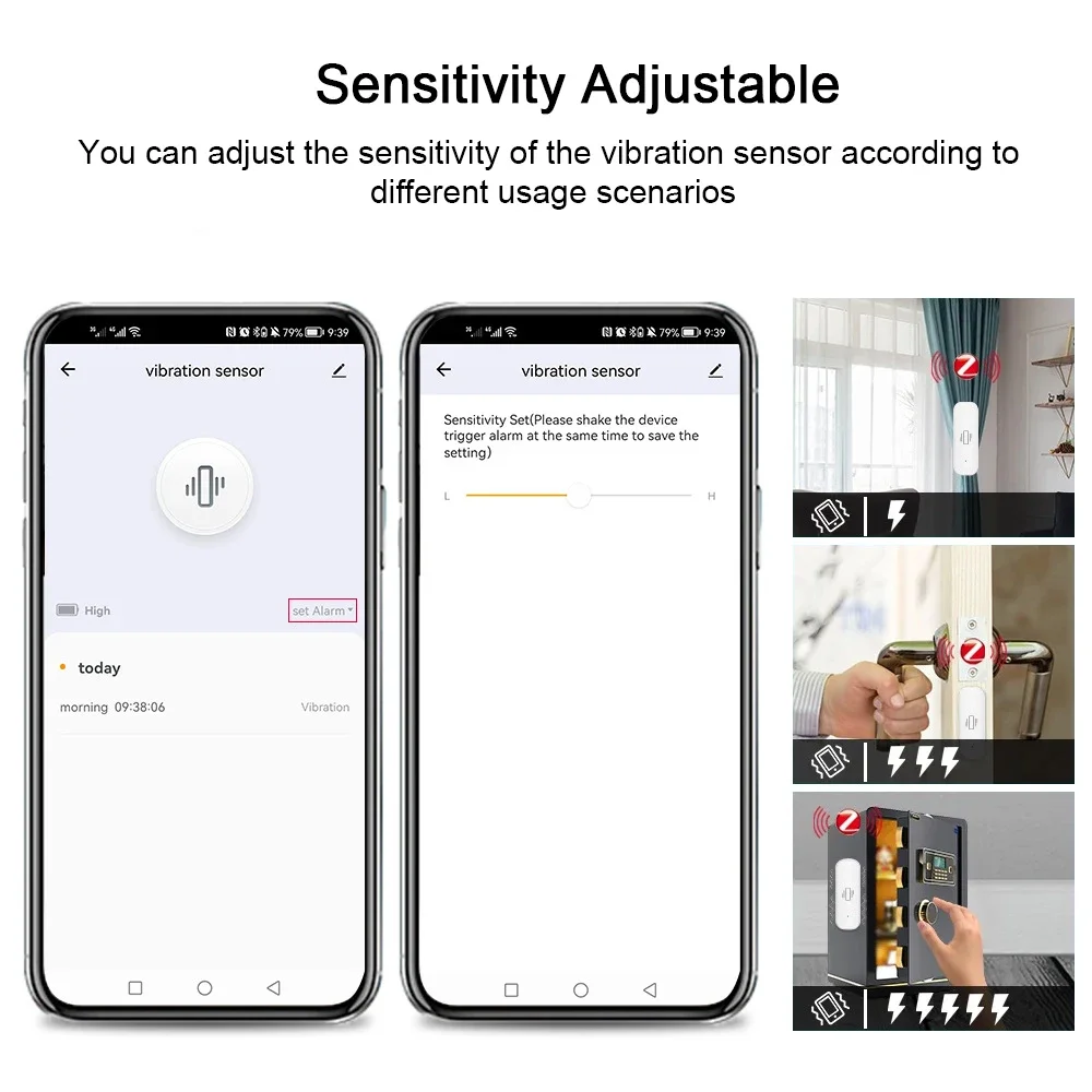 Tuya WiFi/Zigbee Smart Vibrati - đánh giá và giá Home Security Alarm