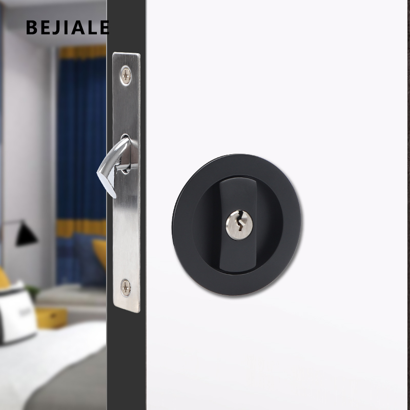 Đen Cửa Trượt Khóa Cửa Phòng T - đánh giá và giá Home Security Locks