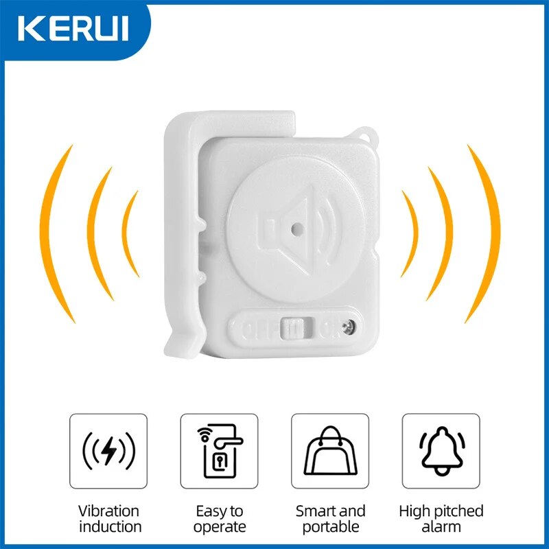KERUI Wireless Vibration Alarm - đánh giá và giá Home Security Alarm