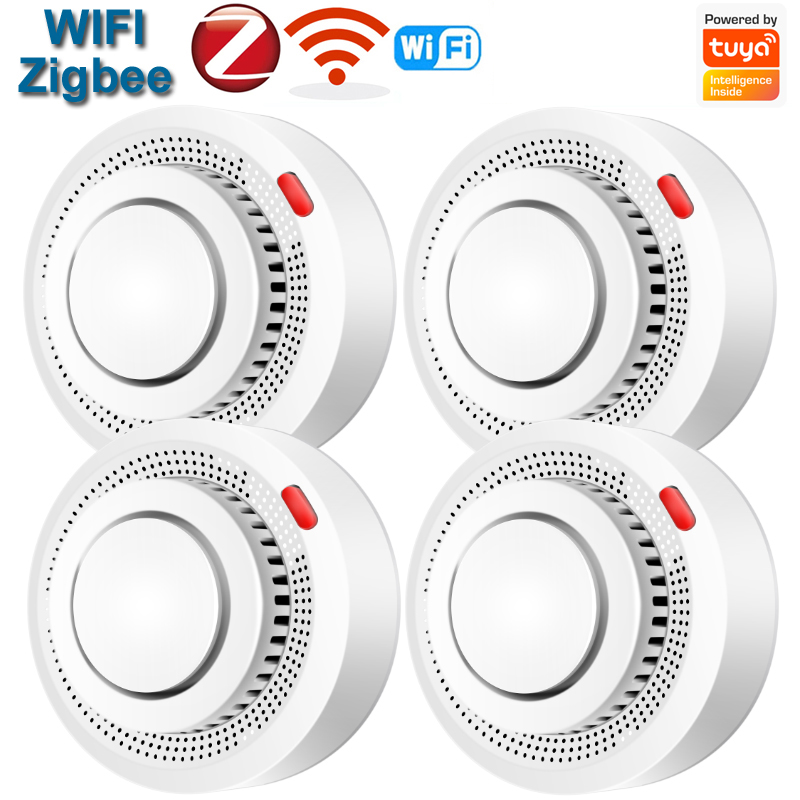 WiFi/Zigbee Smoke Detector Sen - đánh giá và giá Sim Gsm Alarm