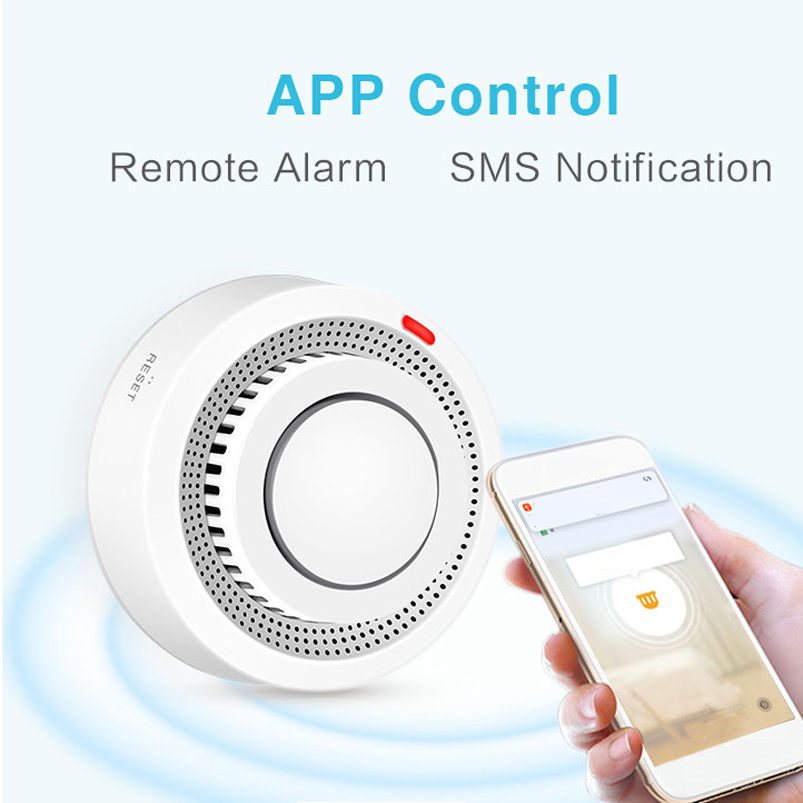 WiFi/Zigbee Smoke Detector Sen - đánh giá và giá Sim Gsm Alarm