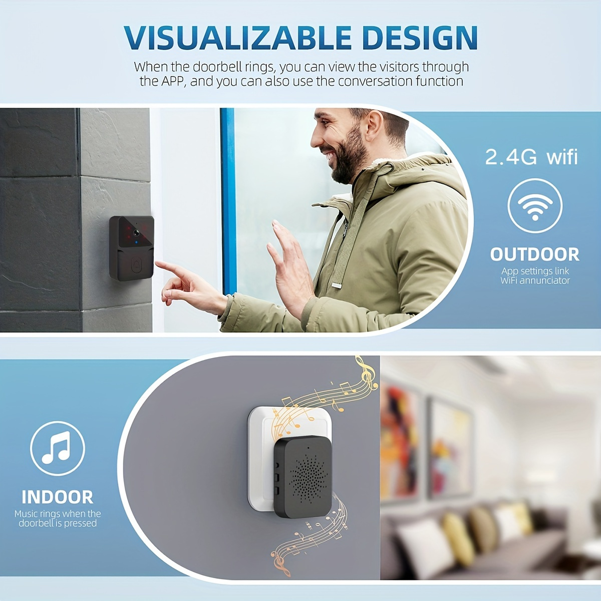 Tuya Wireless Smart Video Door - đánh giá và giá Home Security Blink